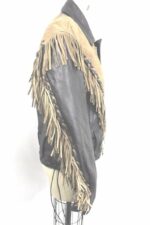 two-tone-fringe-leather-belted-biker-jacket