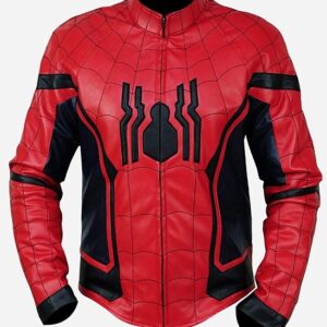 spider-man-red-black-leather-jacket