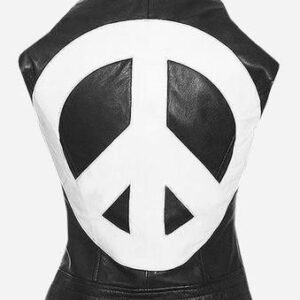 Street Fashion Women Heart Leather Vest