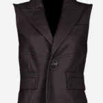 timeless-one-button-brown-leather-vest