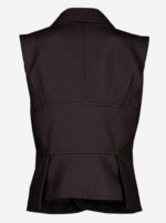 timeless-one-button-brown-leather-vest