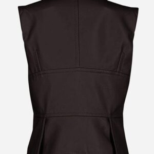 timeless-one-button-brown-leather-vest
