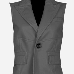 timeless-one-button-grey-leather-vest