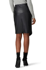 vegan-leather-overlay-skirt
