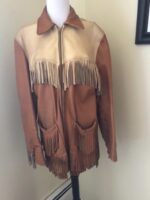 vintage-1940s-two-tone-tan-leather-fringe-jacket