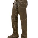 vintage-brown-leather-chaps-with-zipper-cover