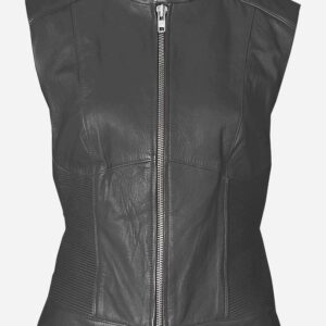 vintage-look-women-grey-leather-vest