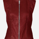 vintage-look-women-maroon-leather-vest