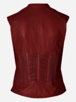 vintage-look-women-maroon-leather-vest