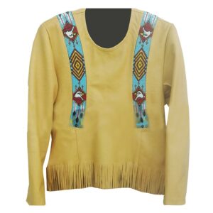 western-style-cowboy-leather-shirt-fringes-beads-patches