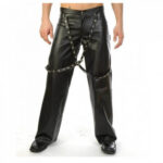Black Gothic Leather Pant