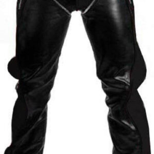 Black Heavy Duty Leather Pant