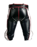 Black and White Leather Short