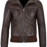 brown-short-bomber-leather-biker-jacket