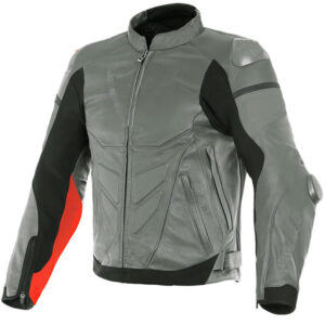 custom-grey-and-orange-motorcycle-leather-jacket