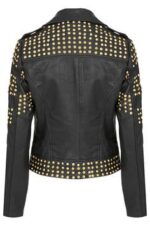 handcrafted-golden-half-studded-black-leather-jacket
