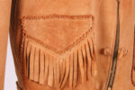 handmade-vintage-tan-leather-fringe-jacket
