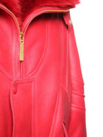 shearling-fur-collar-biker-leather-red-jacket