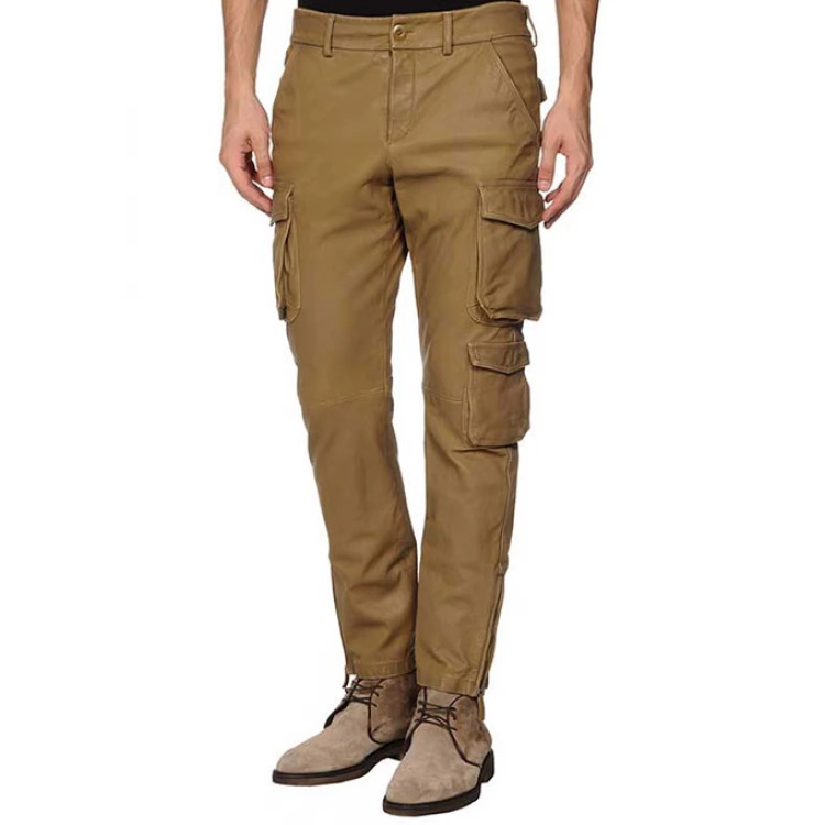 Soft Pure Leather Cargo Pant for Men - Maker of Jacket