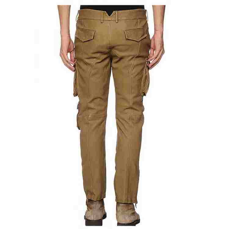 Soft Pure Leather Cargo Pant for Men - Maker of Jacket