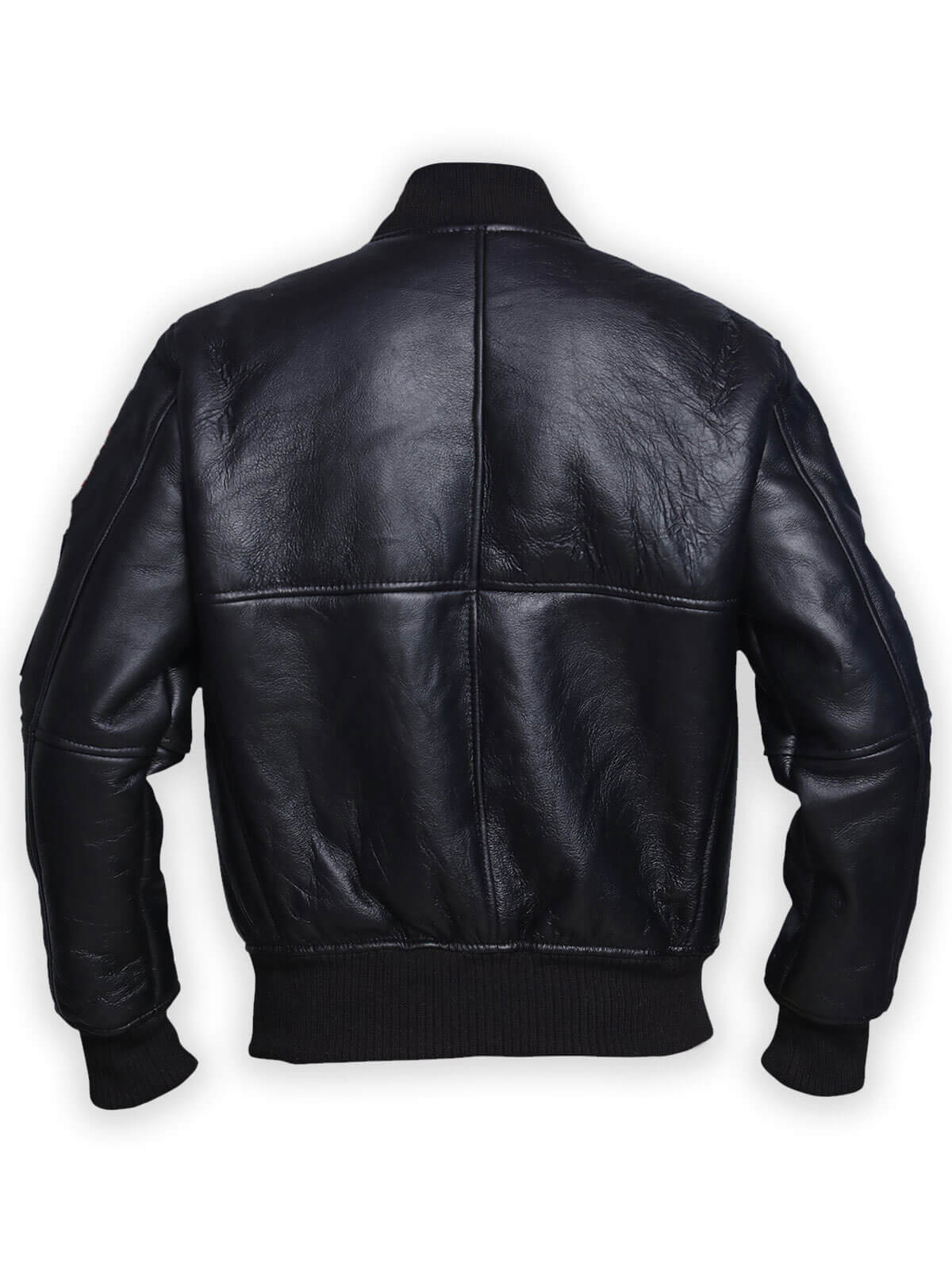 Black American Flags Leather Jacket Maker of Jacket