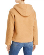 Cropped Faux Fur Sherpa Style Hoodie