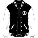 Black Frank Varsity Custom Design Jacket