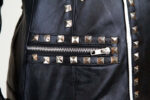 Biker Studded Leather Jacket for Women