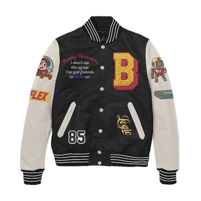Bobby Tarantino Letterman Varsity Jacket (2) Bobby Tarantino Letterman Varsity Jacket