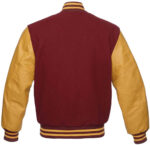 Cardinal and Golden Varsity Letterman Baseball Jacket