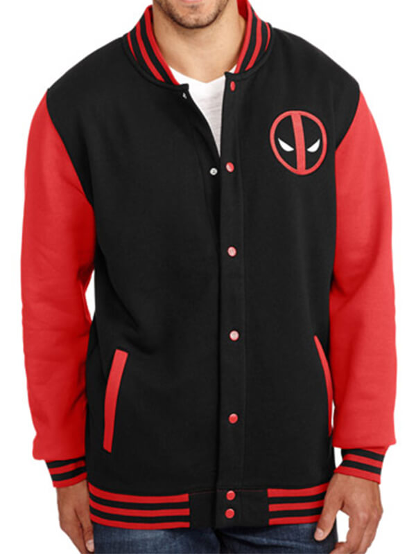 Deadpool Varsity Letterman Jacket