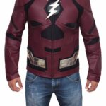 Flash Justice League Leather Jacket