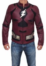 Flash Justice League Leather Jacket