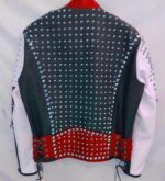 Full Studded Biker Leather Jacket