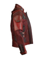 Maroon Star Lord Leather Jacket