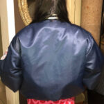 New York Navy Blue Yankees Satin Jacket