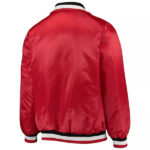 Red Chicago Blackhawks Captain II Satin Jacket