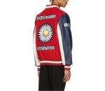 Red Russia Varsity Leather Jacket