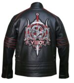 Vintage VII BOY Leather Embroidered Jacket
