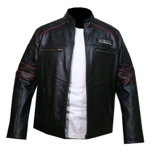 Vintage VII BOY Leather Embroidered Jacket