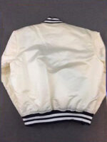 White Yankees Vintage 80s New York Satin Jacket