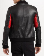  KID CUDI CHAMP Leather Jacket