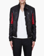  KID CUDI CHAMP Leather Jacket