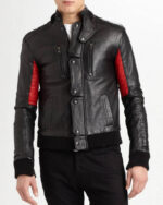  KID CUDI CHAMP Leather Jacket
