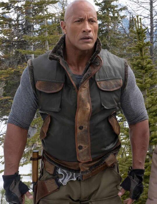 spencer-leather-vest-539x700 Jumanji The Next Level Spencer Leather Vest