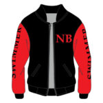 NB Football Swimmer 84 Cotton Red Varsity Jacket