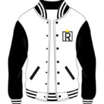 Custom Varsity Royal Black and White Jacket