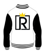 Custom Varsity Royal Black and White Jacket