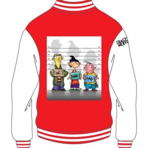 Custom Design Red and White Varsity Jacket