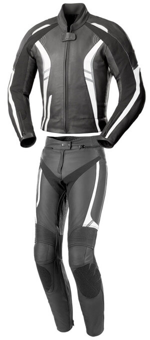 Black Foxton Motorcycle Racing Leather Suit (1) Black Foxton Motorcycle Racing Leather Suit